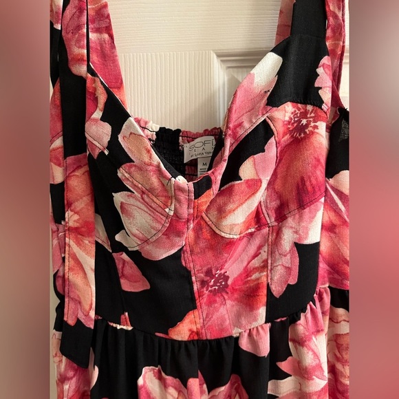 SOFIA VERGARA~FLORAL DRESS~PINK~M - Picture 7 of 9